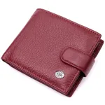 Стильне жіноче портмоне з блоком для карт з натуральної шкіри ST Leather 19472