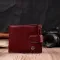 Стильное женское портмоне с блоком для карт из натуральной кожи ST Leather 19472 Бордовый