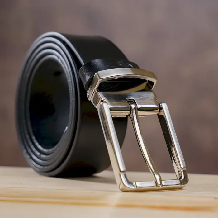 Чоловічий ремень GRANDE PELLE 00249 шкіряний Чорний