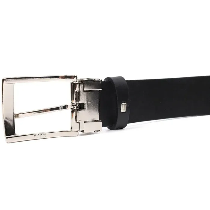 Стильний ремінь для чоловіків з натуральної шкіри GRANDE PELLE 11675 Чорний