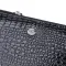 Стильний фактурний клатч на два відділення з лакованої шкіри ST Leather 22693 Чорний