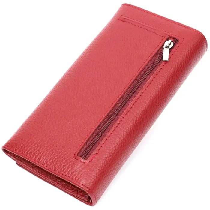 Стильний та жіночний гаманець із натуральної шкіри ST Leather 19429 Бордовий