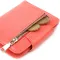 Стильный компактный женский кошелек из натуральной кожи CANPELLINI 21669 Коралловый