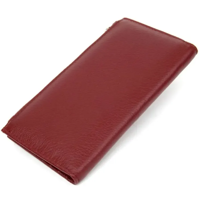 Стильний шкіряний гаманець ST Leather 19380 Темно-червоний