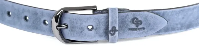 Ремінь GRANDE PELLE 00972 шкіра Синій