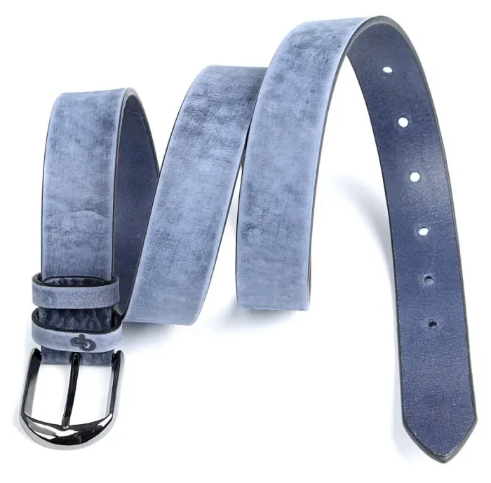 Ремінь GRANDE PELLE 00972 шкіра Синій
