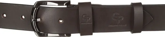 Чоловічий ремень GRANDE PELLE 11028 під джинси Коричневий