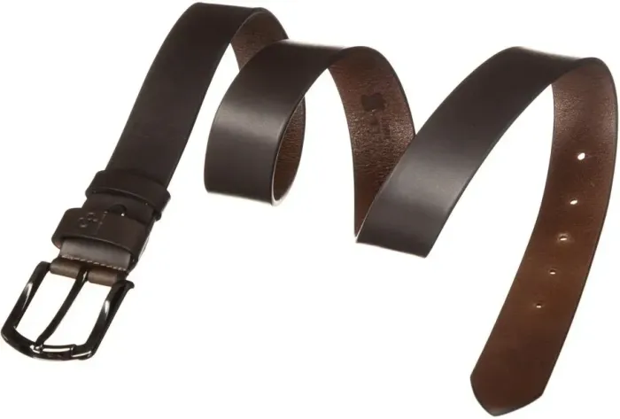 Чоловічий ремень GRANDE PELLE 11028 під джинси Коричневий