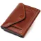 Стильний чоловічий гаманець у три складання GRANDE PELLE 16786 Коричневий