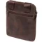 Стильний чоловічий месенджер із вінтажної шкіри Shvigel 11180 Коричневий