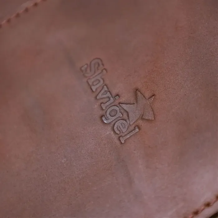 Стильний чоловічий месенджер із вінтажної шкіри Shvigel 11180 Коричневий