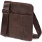 Стильний чоловічий месенджер із вінтажної шкіри Shvigel 11180 Коричневий