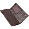 Стильный мужской вертикальный бумажник из натуральной кожи с тиснением под крокодила CANPELLINI 21900 Коричневый