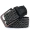 Стильный текстильный ремень Vintage 20810 Черный