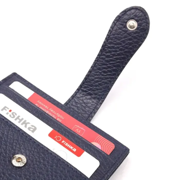 Стильный женский бумажник из натуральной кожи KARYA 20943 Синий