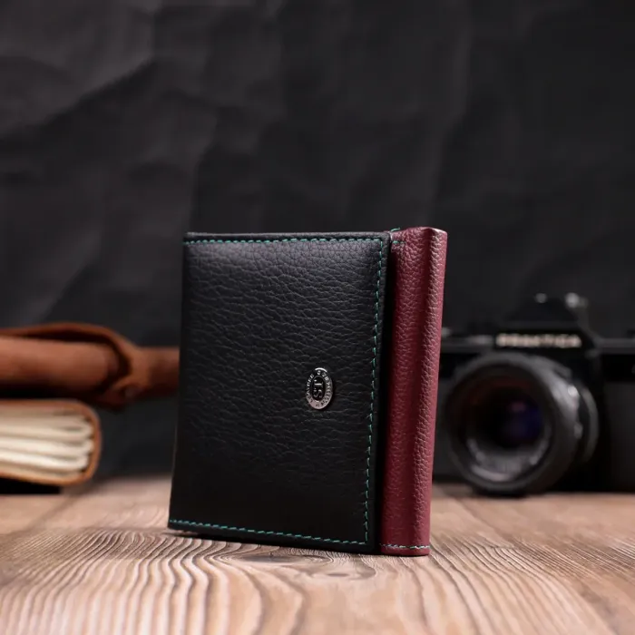 Стильний жіночий гаманець з оригінальною монетницею з натуральної шкіри ST Leather 19510