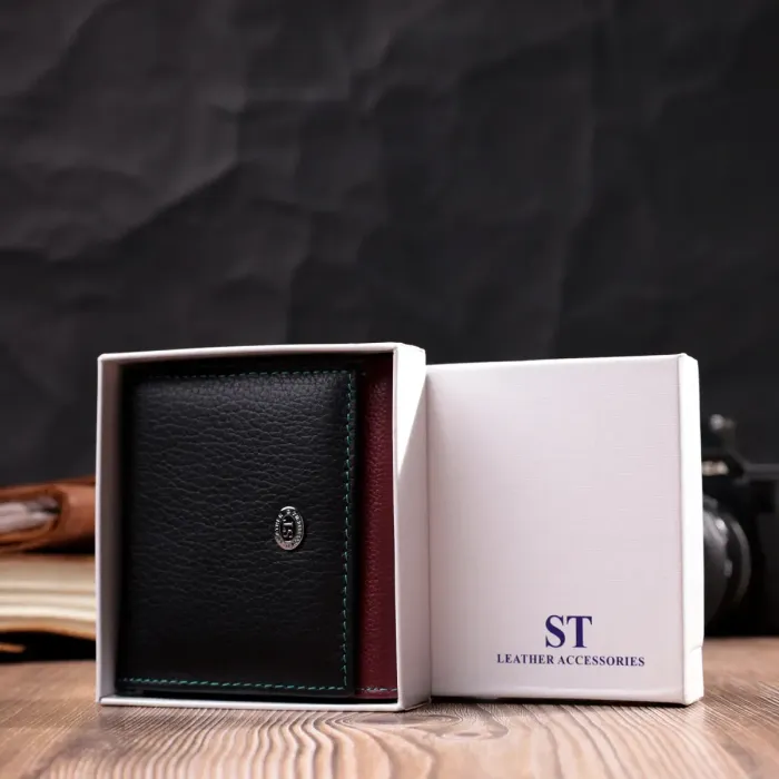 Стильний жіночий гаманець з оригінальною монетницею з натуральної шкіри ST Leather 19510