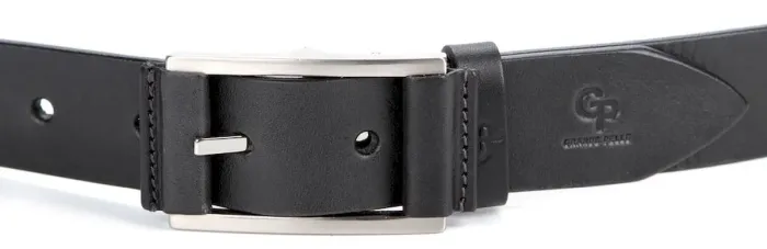 Стильный ремень под брюки GRANDE PELLE 00869 Черный