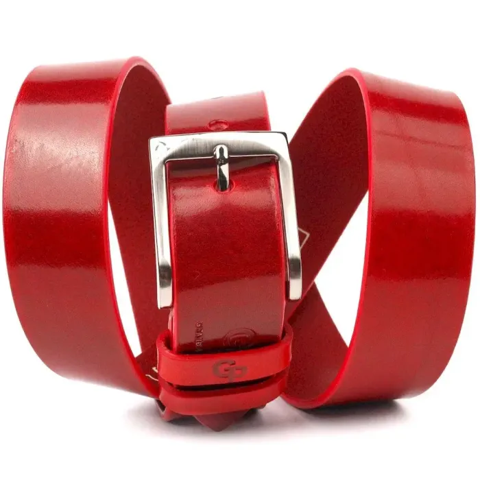 Стильний жіночий ремінь під джинси з натуральної шкіри Grande Pelle 21454