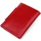 Строгое портмоне женское из гладкой кожи GRANDE PELLE 11153 Красное