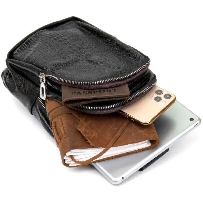 Сумка через плече екзотика Vintage 20505 Чорна