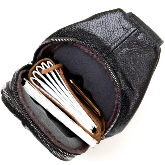 Сумка через плече екзотика Vintage 20505 Чорна