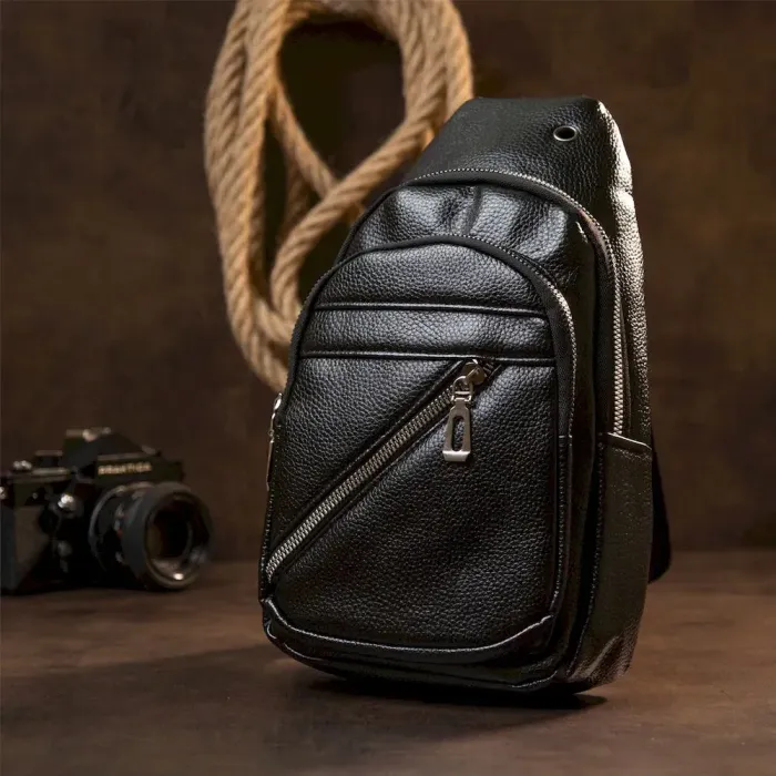 Сумка через плече флотар Vintage 20504 Чорна