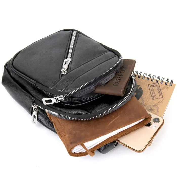 Сумка через плече флотар Vintage 20504 Чорна