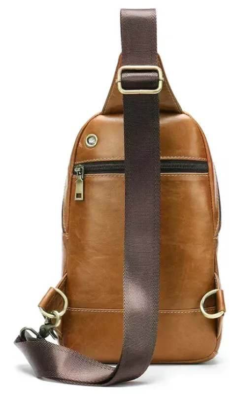 Сумка через плече шкіряна Vintage 20008 Руда