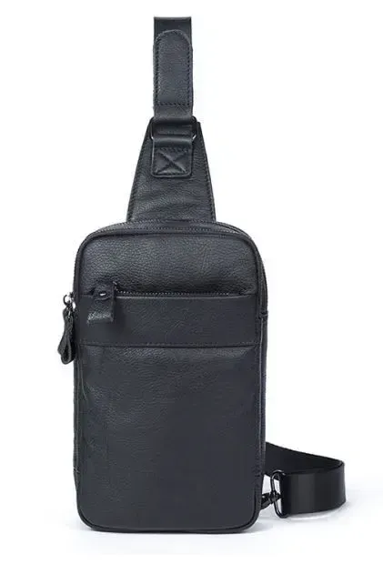 Сумка через плече чоловіча Vintage 14772 Чорна