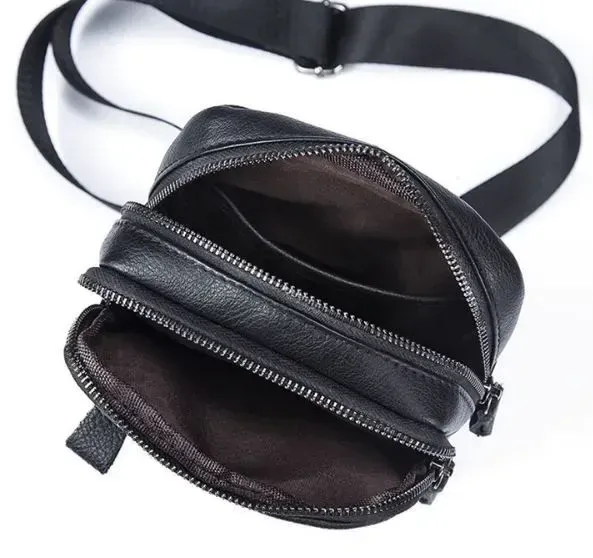 Сумка через плече чоловіча Vintage 14772 Чорна