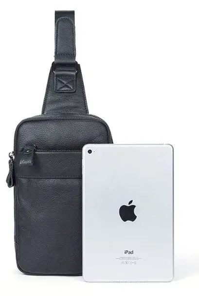 Сумка через плече чоловіча Vintage 14772 Чорна