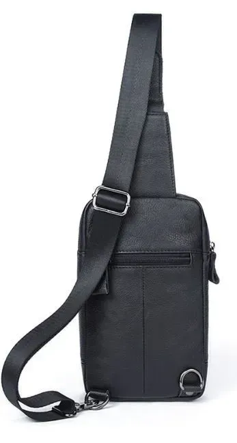 Сумка через плече чоловіча Vintage 14772 Чорна