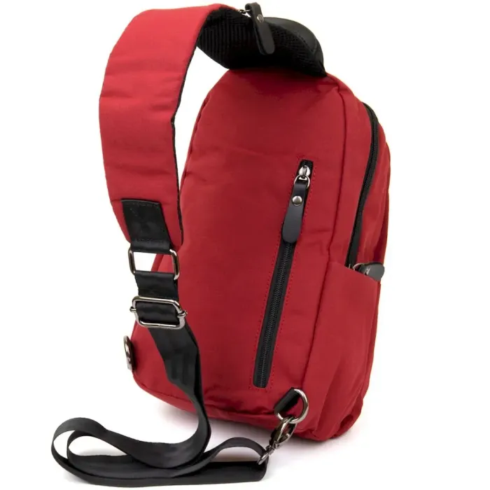 Сумка через плече нейлон Vintage 20629 Червона