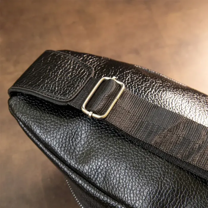 Сумка через плече із тисненням під шкіру рептилії Vintage 20506 Чорна