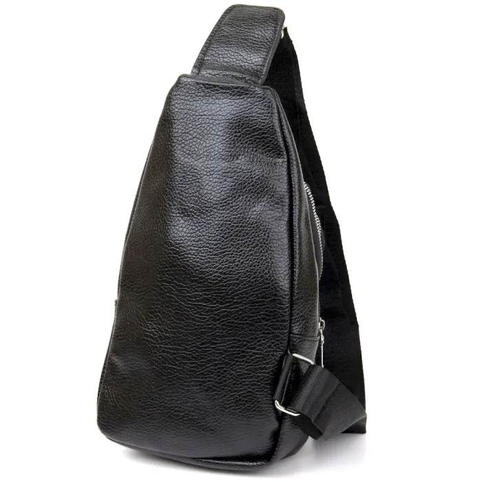 Сумка через плече із тисненням під шкіру рептилії Vintage 20506 Чорна