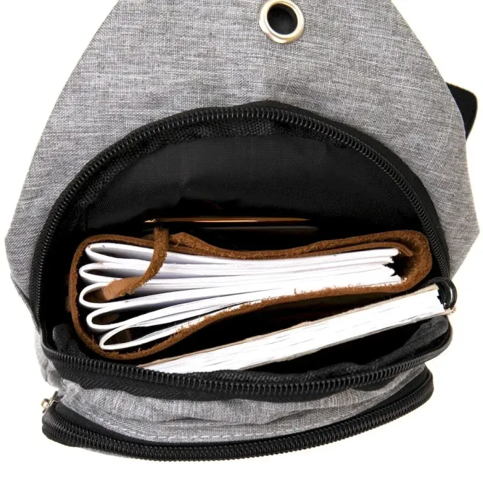 Сумка cross body Vintage 20509 Сіра