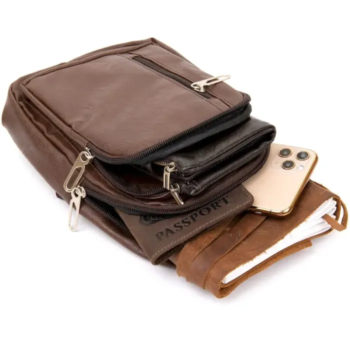 Сумка cross body Vintage 20512 Коричнева