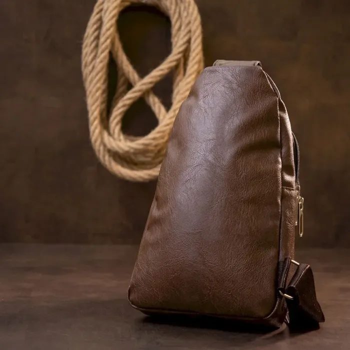 Сумка cross body Vintage 20514 Коричневая