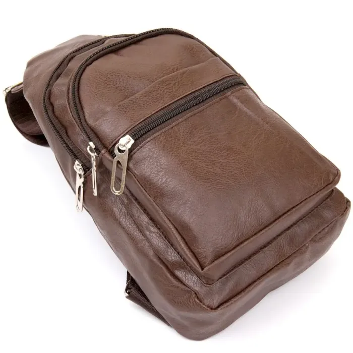 Сумка cross body Vintage 20514 Коричневая