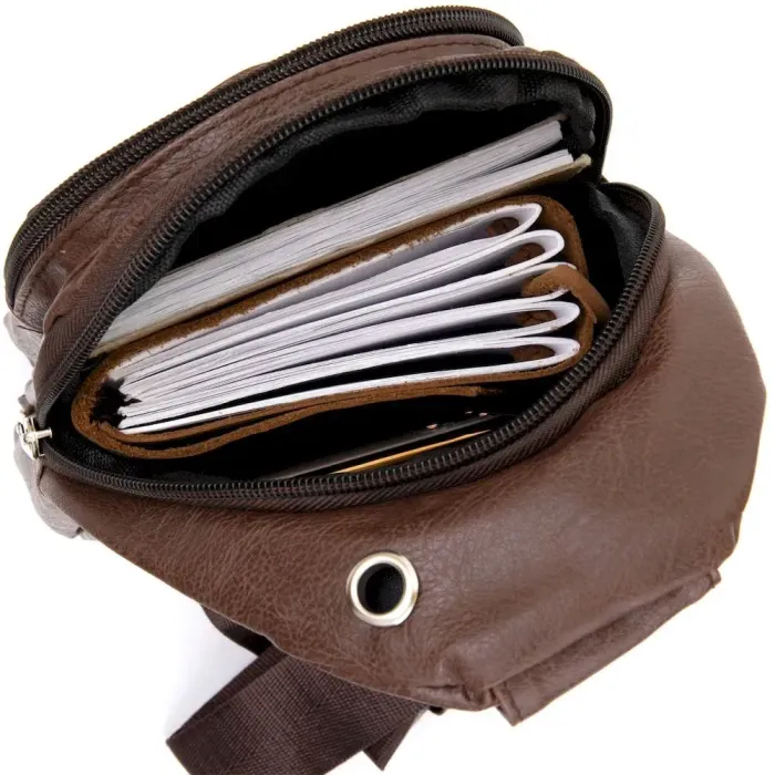 Сумка cross body Vintage 20514 Коричневая