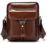 Сумка стильна чоловіча Vintage 14829 Коричнева
