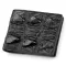 Портмоне CROCODILE LEATHER 18005 из натуральной кожи крокодила Черное