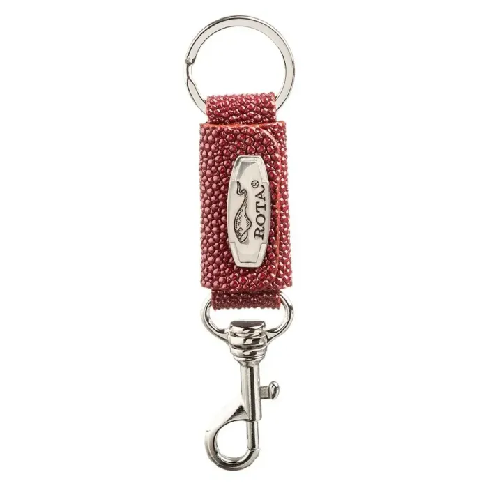 Брелок сувенір STINGRAY LEATHER 18015 із натуральної шкіри морського ската Бордовий