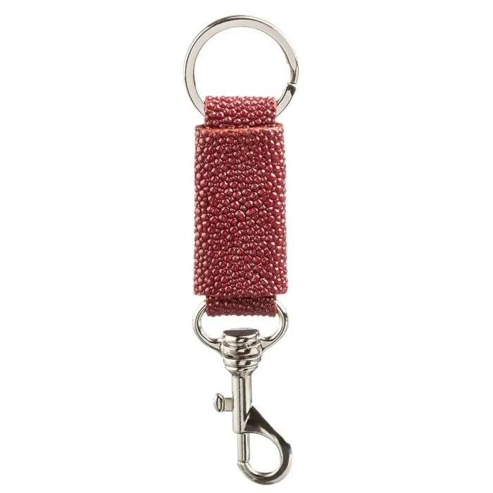 Брелок сувенір STINGRAY LEATHER 18015 із натуральної шкіри морського ската Бордовий