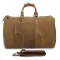 Сумка дорожня Vintage 14050 із вінтажної шкіри Коричнева