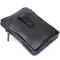Сумка чоловіча планшет на два відділення шкіряна флотар SHVIGEL 11283 Чорна
