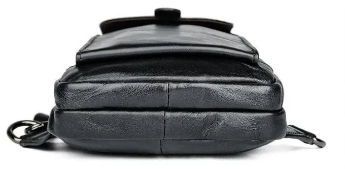 Сумка мужская через плечо Vintage 14957 Черная