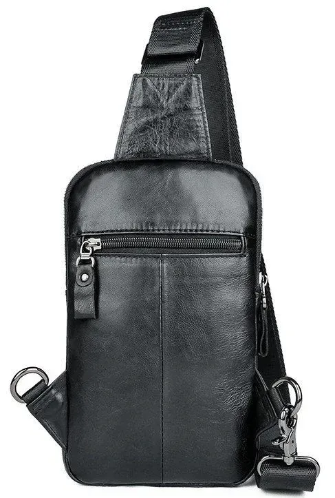 Сумка мужская через плечо Vintage 14957 Черная