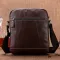 Сумка чоловіча гладка шкіра Vintage 14823 Коричнева